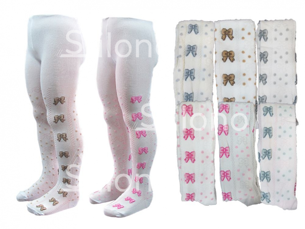 Колготки для девочки жаккардовые UCS 0-61299