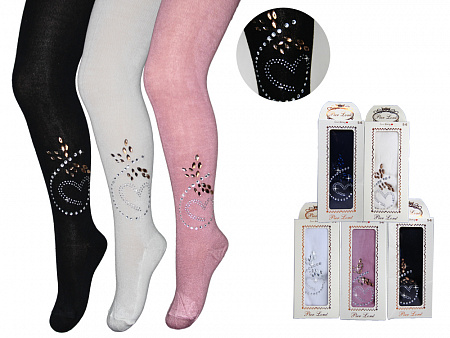 Колготки для девочки со стразами PIER LONE
